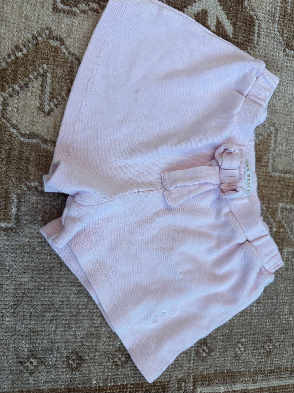 Beaufort Bonnet Kids Pink Bow Elastic Waist Shorts